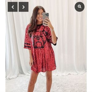 Georgia Bulldogs Sequined Dress